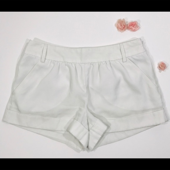 BUNDLE Express White & Tan Shorts - Picture 5 of 5